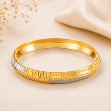 Kabir Regal Texture Gold Kada For Him