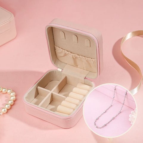 PPJ Trust Box + Ethereal Oval Beads Silver Chain