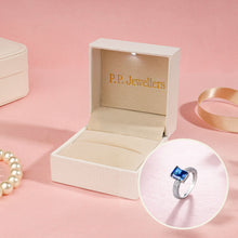 PPJ Trust Box + Opaline Blue Brilliance Silver Ring