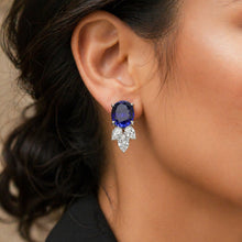 Farah Blue Stone Earrings