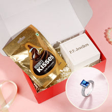 PPJ Trust Box + Opaline Blue Brilliance Silver Ring