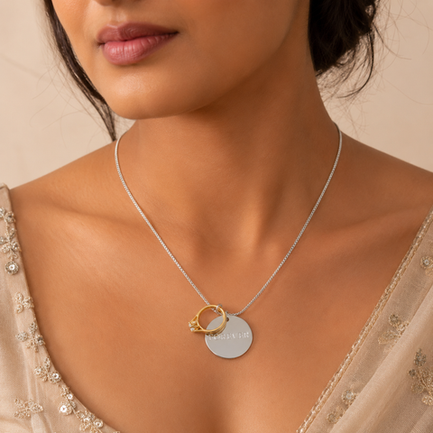 Reena Chic Fine Box Silver Chain
