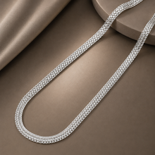Premium Mesh Link Silver Chain For Him