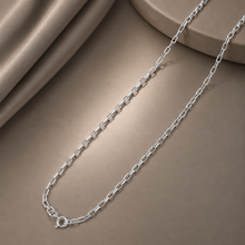 Minimal Bar Style Silver Chain For Him