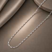Minimal Bar Style Silver Chain For Him