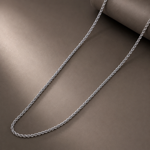 Saanvi Glow Silver Chain