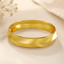 Atharv Heritage Groove Gold Kada For Him