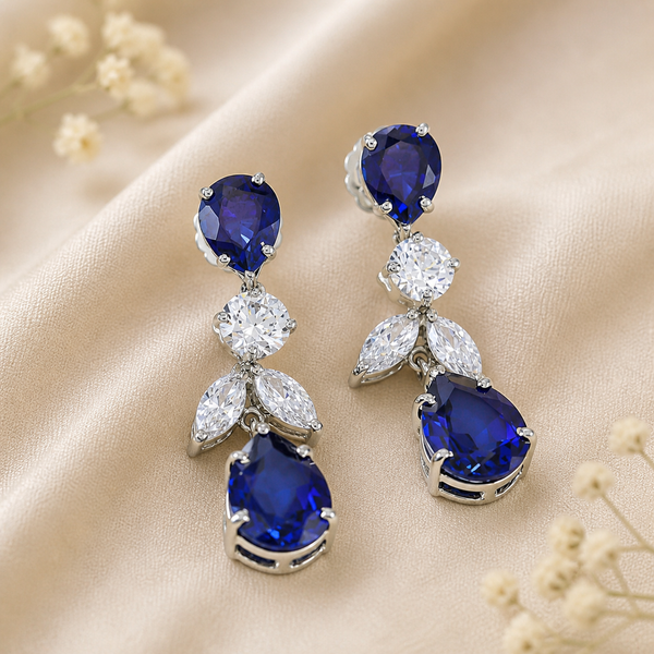 Jane Bule Stone Dangling Earrings