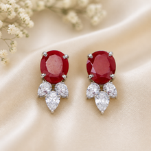 Divya Ruby Glow Earrings