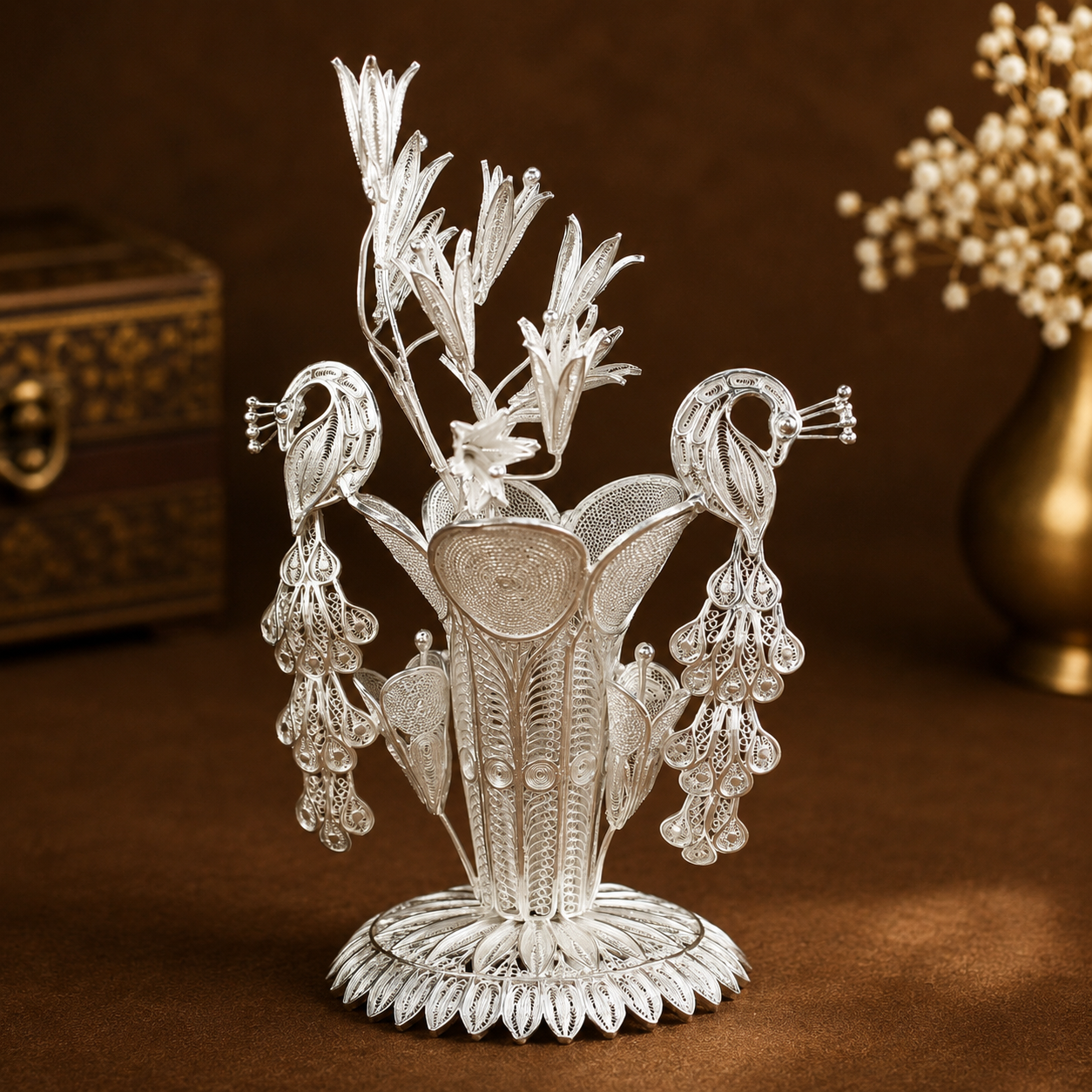 Charming Silver Showpiece