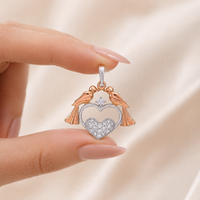 Suhani Heart & Birds Diamond Pendant