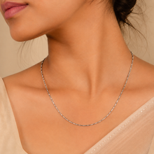 Reema  Elegant Sleek  Silver Chain
