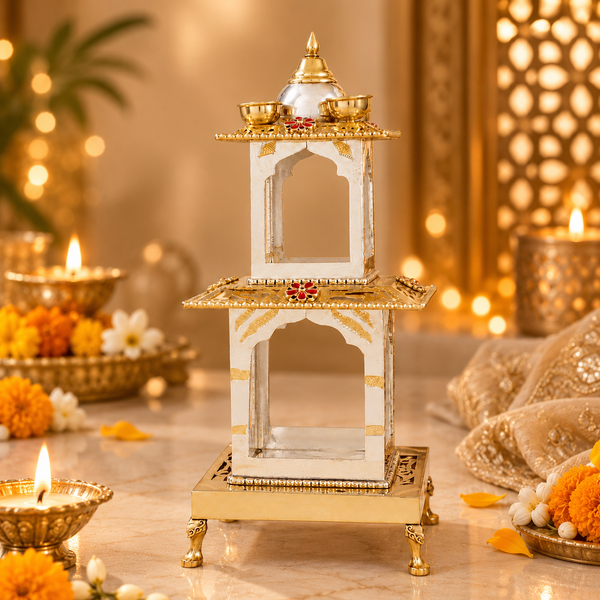 Temple Elegance Silver Hatri