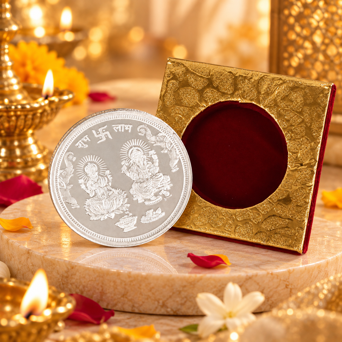 Shubh Labh  20Gm Silver Coin