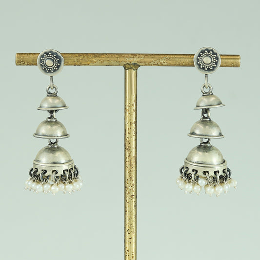 Ivana Sterling Silver Earrings With Pearl