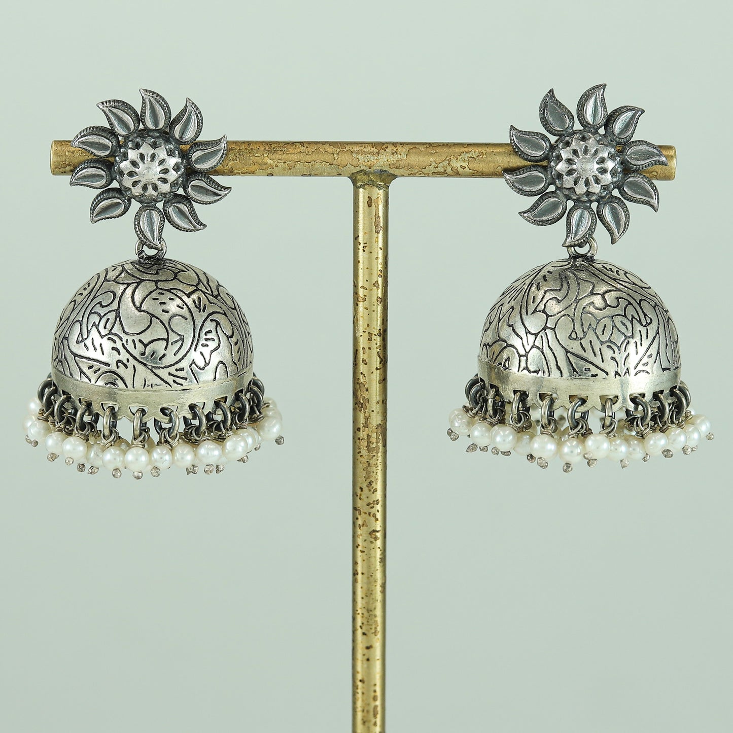 Vanya Sterling Silver Earrings With Pearl