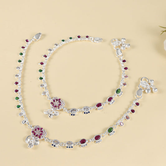 Aanya  Silver Anklets