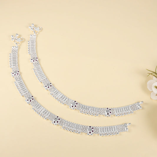 Alani Silver Anklets
