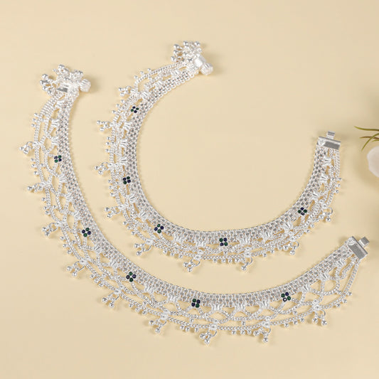 Ekta Silver Anklets
