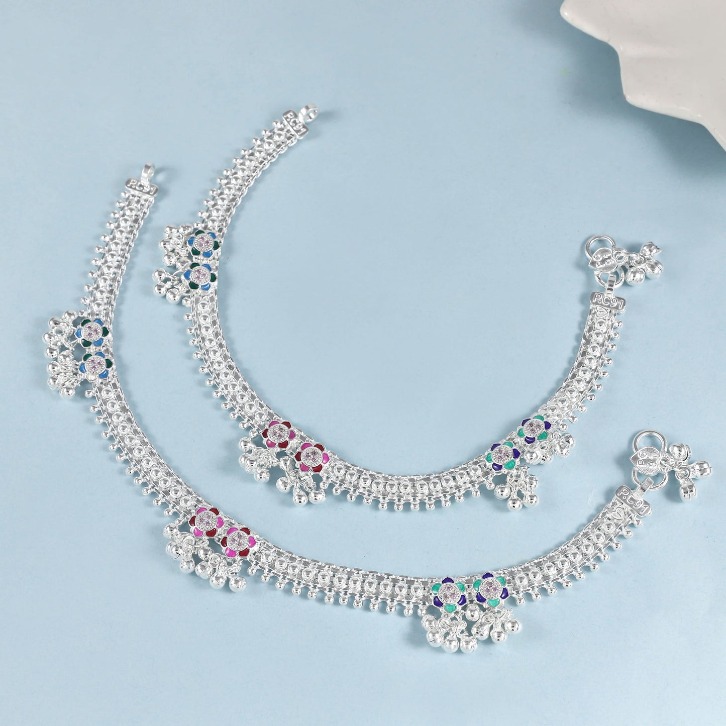 Himani Silver Anklets