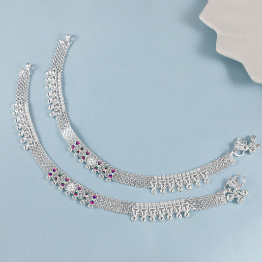 Aishwarya Silver Anklets