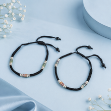 Purna Color Shine Silver Anklets
