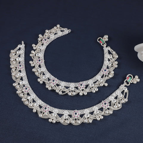 Kiara Vintage Filigree Blossom Anklets