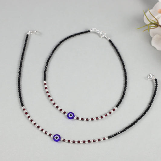 Hazeal Silver Anklets