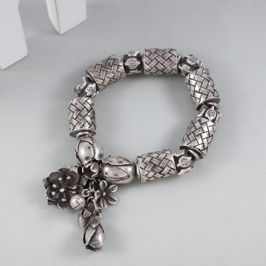 Janvika  Silver Bracelet