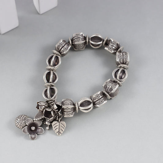 Riya  Dazzling  Silver Bracelet