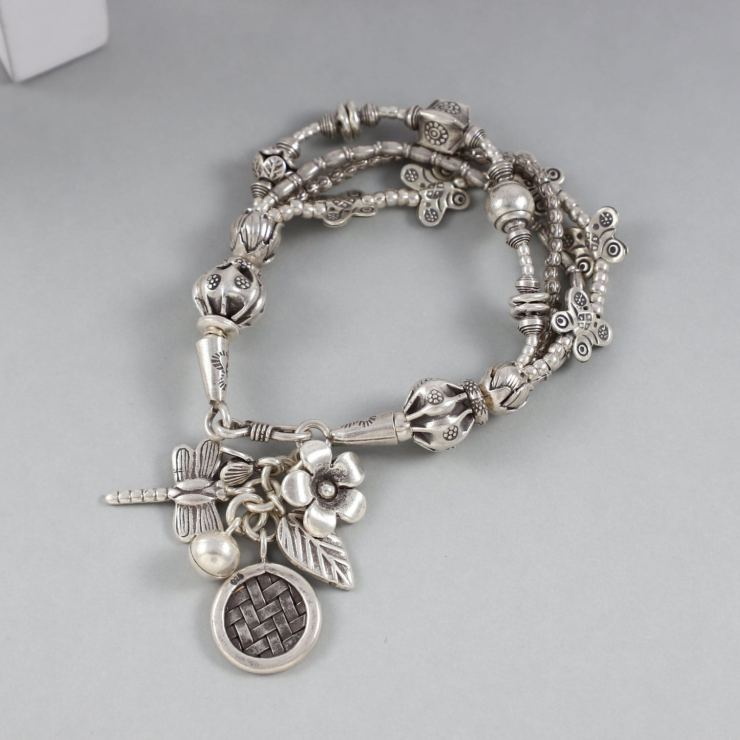 Naviya Dazzling Silver Bracelet