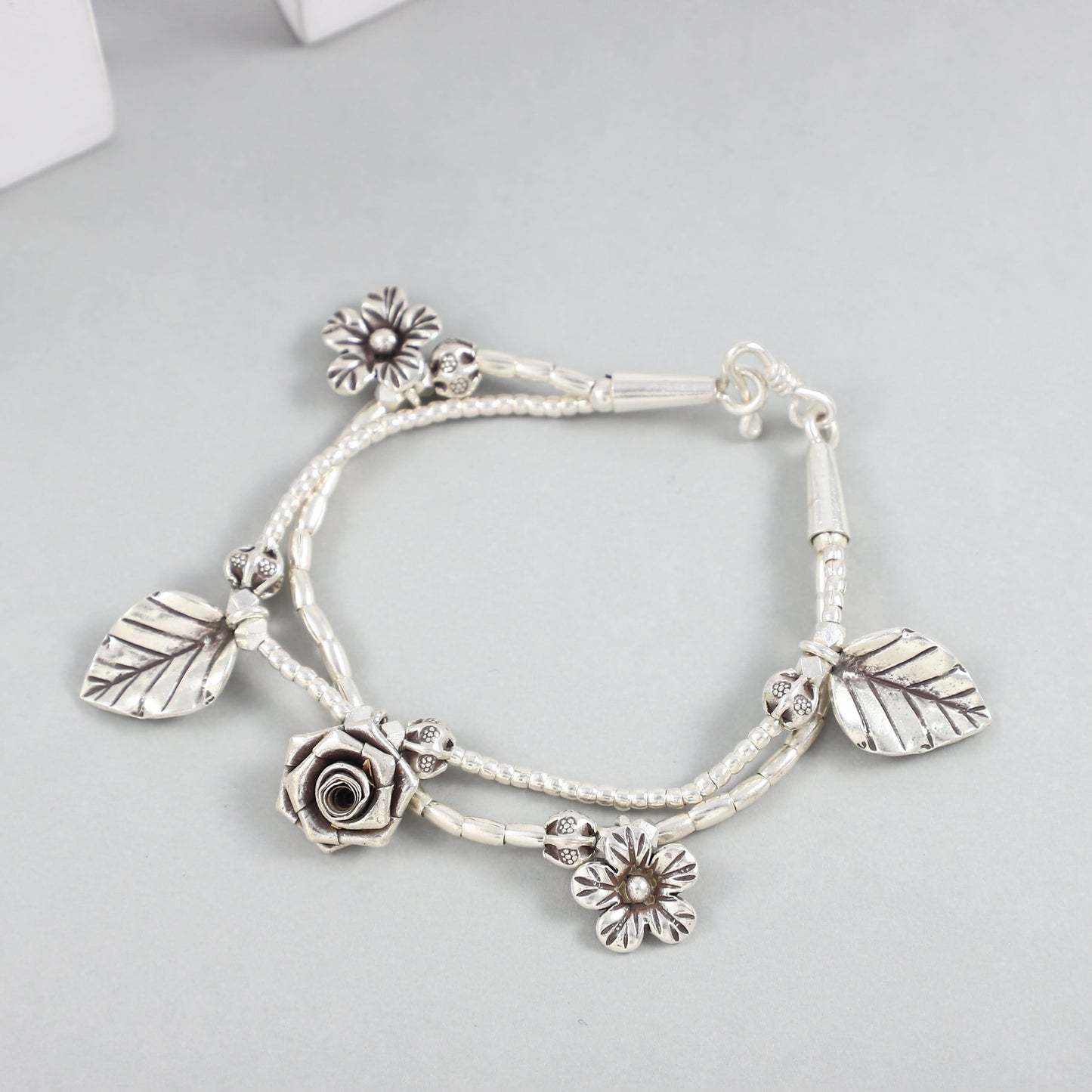 Oviya Precious Silver Bracelet