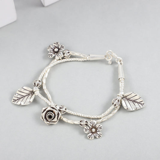 Oviya Precious Silver Bracelet