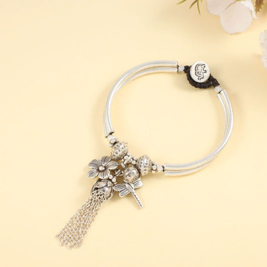 Aakanksha Silver Bracelet