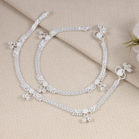 Bhakti Silver Anklets