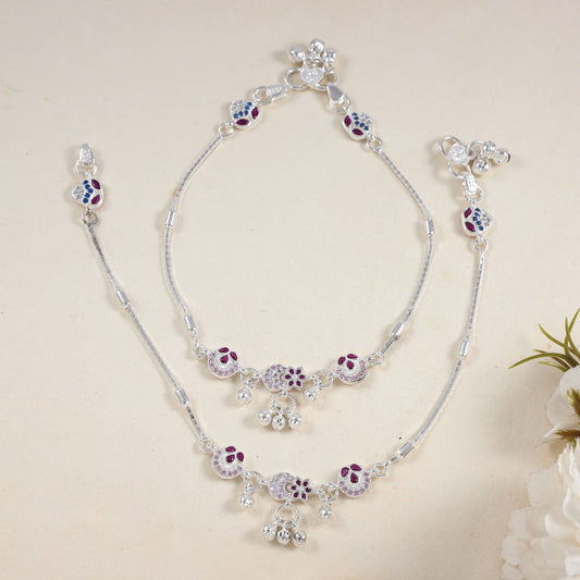 Aadhya Silver Anklets