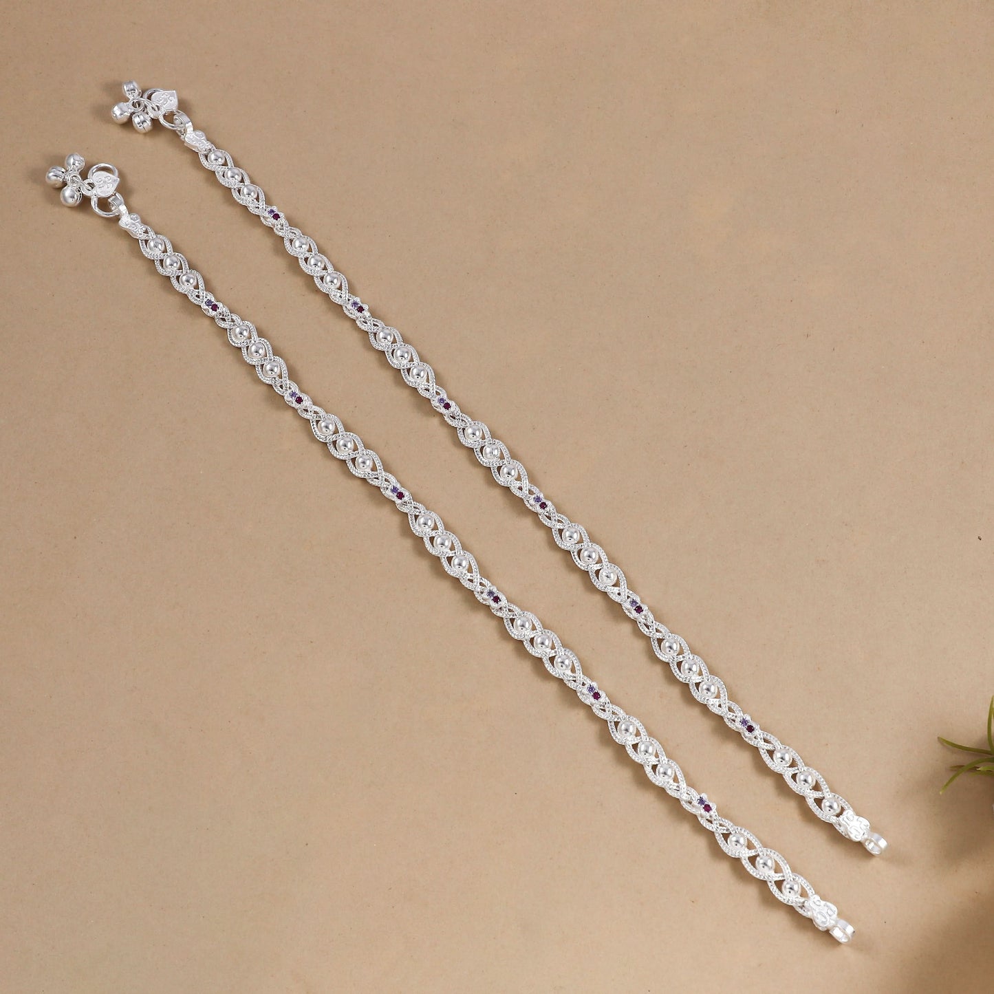 Anika Silver Anklets