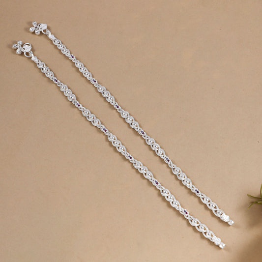 Anika Silver Anklets