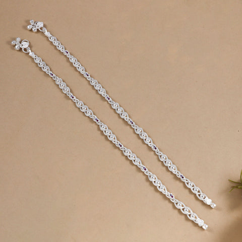 Anika Silver Anklets
