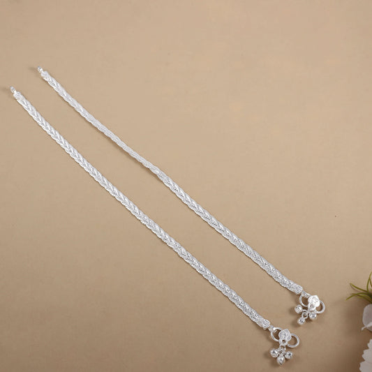 Jovial Silver Anklets