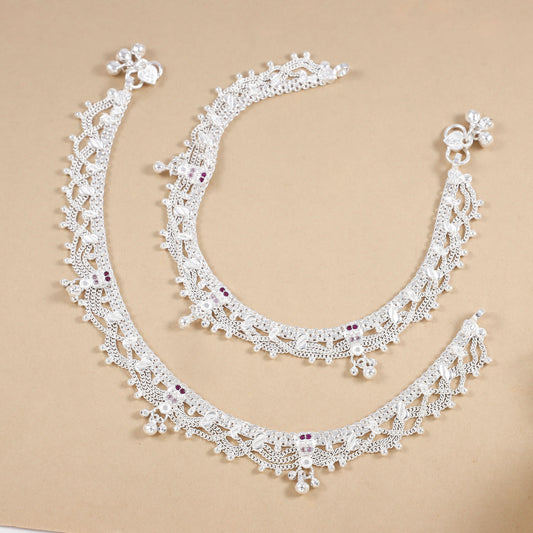 Harinakshi Silver Anklets