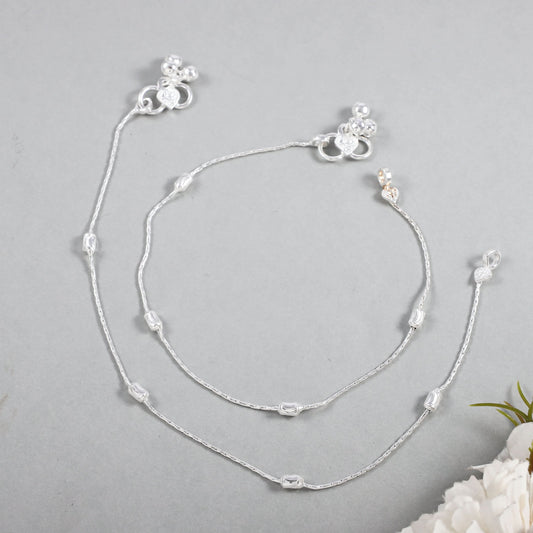 Ira Silver Anklets