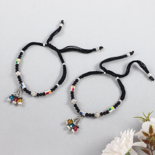 Jovial Silver Anklets