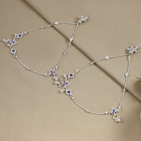 Lajita Silver Anklets