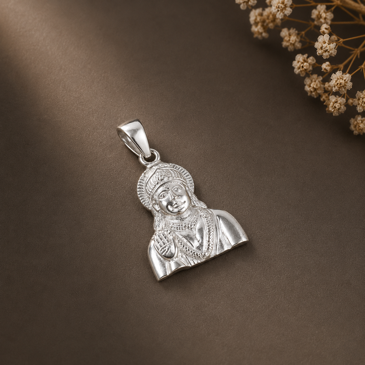 Pawanputra Divine Silver Pendant For Him