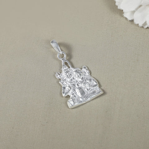 Eternal Shiv Shakti Silver Pendant