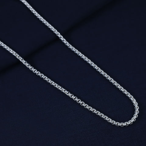 Premium Box Link Silver Chain For Him