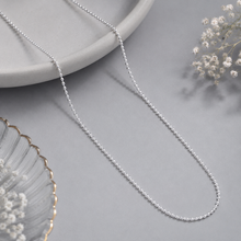 Deepa Everyday Bead Silver Chain