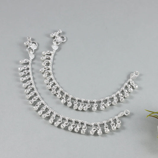 Ridhi Silver Baby Anklets