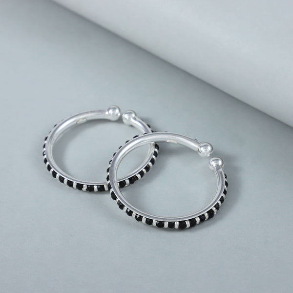 Magic Silver Baby Bangles Nazariya